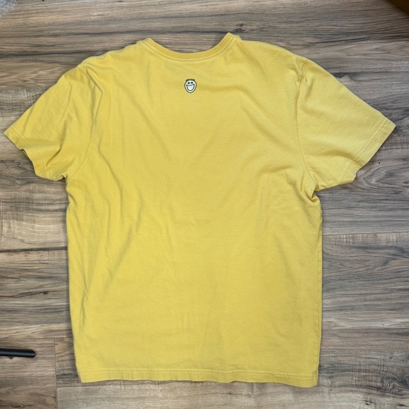 Life is Good The Godfather Yellow Short Sleeve T-Shirt Size Large - Picture 3 of 5